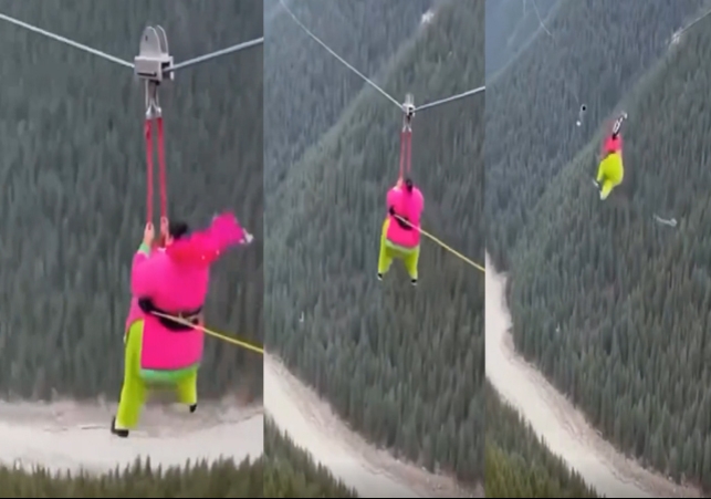 Uttarakhand Woman Ziplining Accident Fake Viral Video Fack Check
