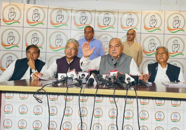 Haryana government stolen through vote theft: