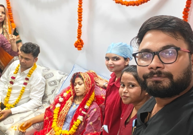 A Reality Like the Film Vivah: Vikas Applies Vermilion to Shweta