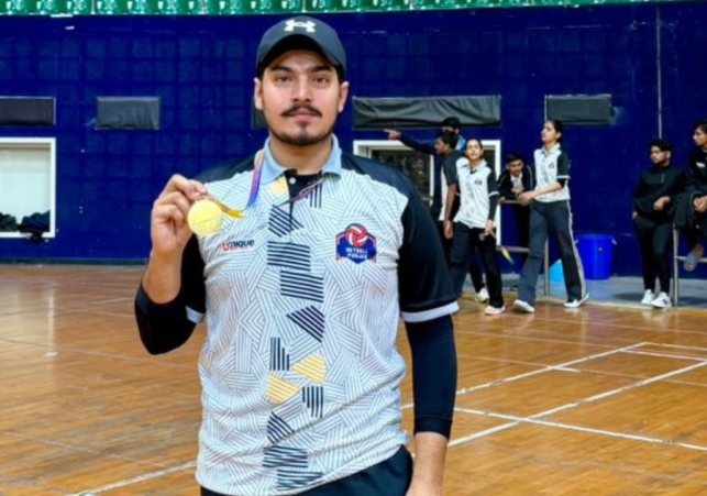 िChandandeep Singh won gold medal in Senior National Netball Championship