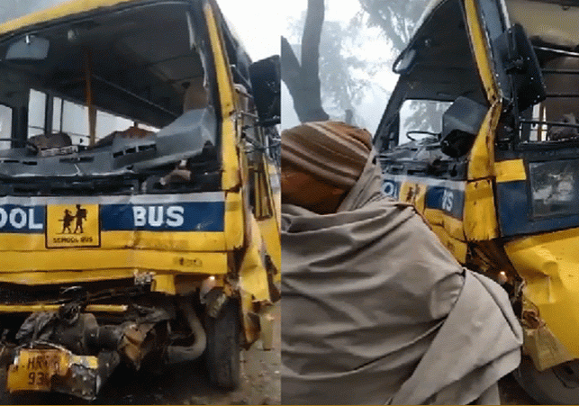Yamunanagar School Bus and Truck Collision