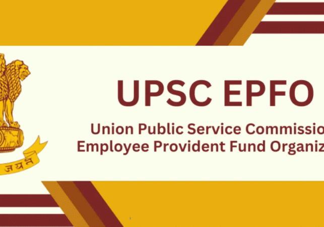 संघ लोक सेवा आयोग (UPSC) ने एक बार फिर युवाओं को सुनहरा अवसर देते हुए EPFO यानी कर्मचारी भविष्य निधि संगठन में प्रवर्तन अधिकारी (Enforcement Officer) और सहायक भविष्य निधि आयुक्त (Assistant Provident F