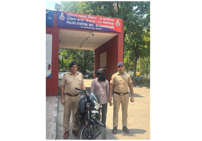 Police Apprehend Youth Riding Stolen Motorcycle