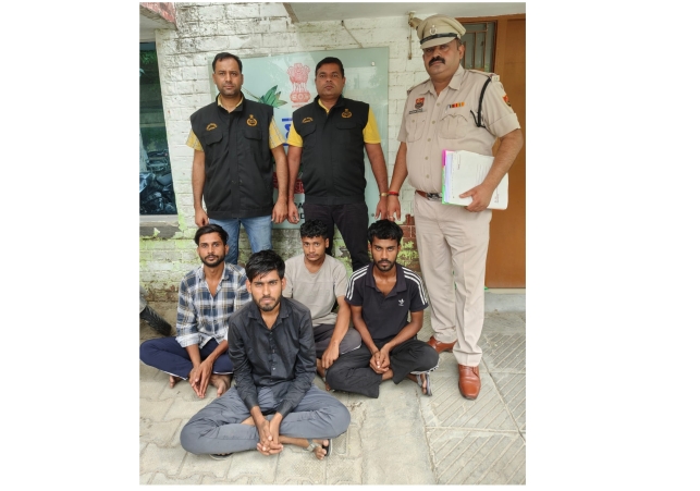 Four accused Arrested for Robbing