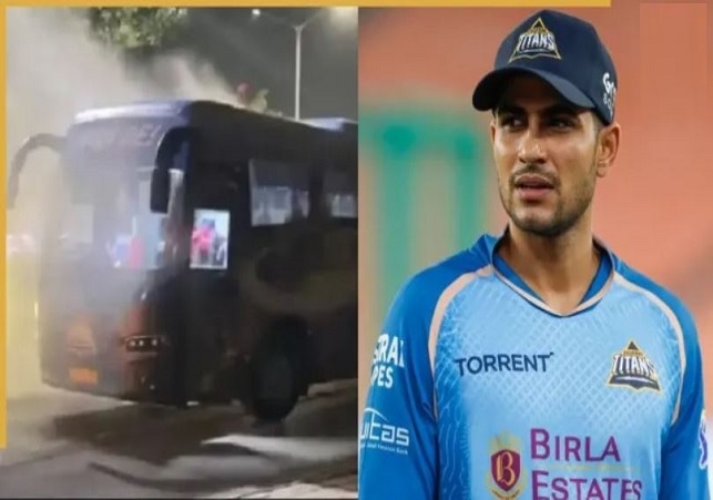 Fire In Gujarat Titans Team Bus
