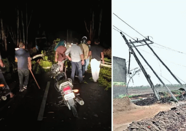 Weather havoc in Haryana: Storms with speeds of 100 km/h