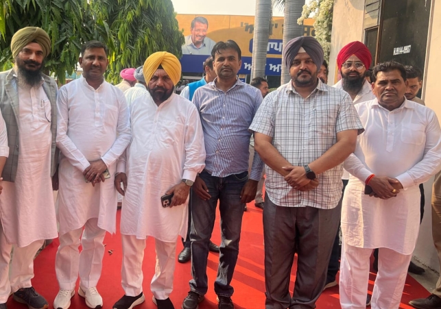 Harchand Singh Barsat Campaigns for AAP Candidate