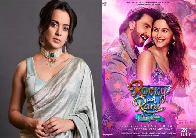 Kangana Ranaut Reacts on Karan Johar after Watching Rocky Aur Rani Kii Prem Kahaani