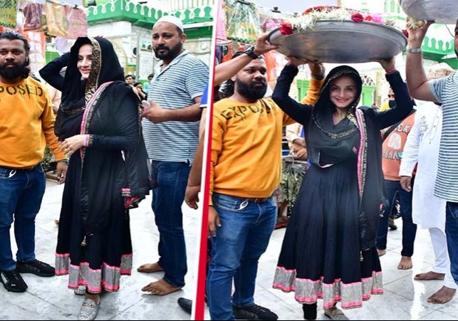 Ameesha Patel Reached Mahim Dargah before the Release of Gadar 2 
