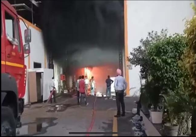 Fire at Pharmaceutical Factory in Amritsar Four Killed