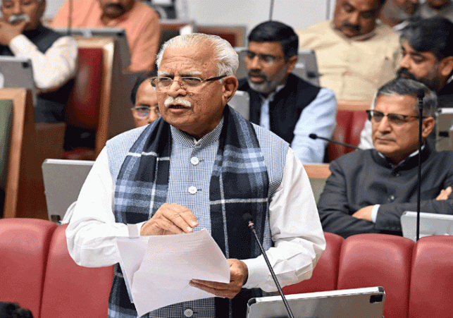 Haryana Assembly echoed with slogans of Jai Shri Ram