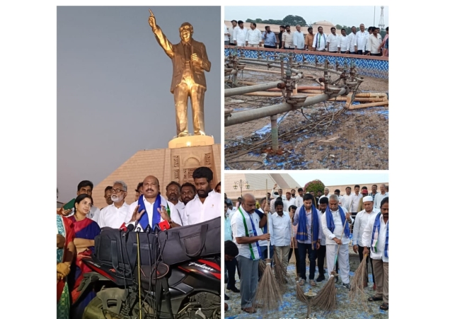 Criticised the government for neglecting the Ambedkar memorial