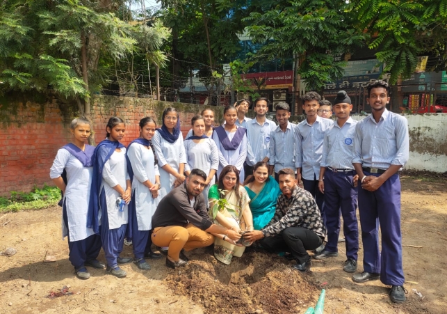 Plantation Of Trees In GMSSS On Teacher's Day