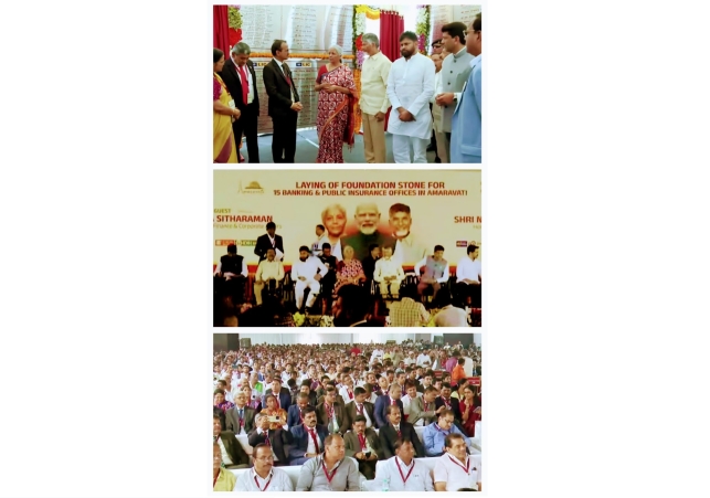 Sitharaman Laid the Foundation Stone of the Headquarters