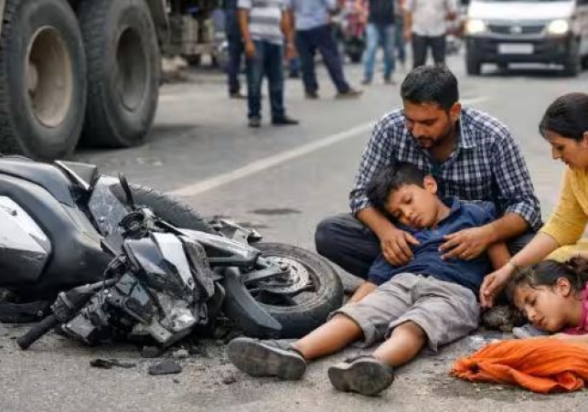 Tragic accident in Ghumarwin