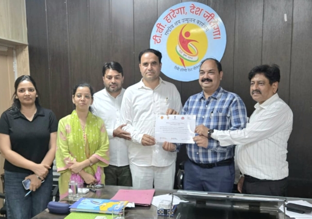 The Sarpanch pledged to assist TB patients