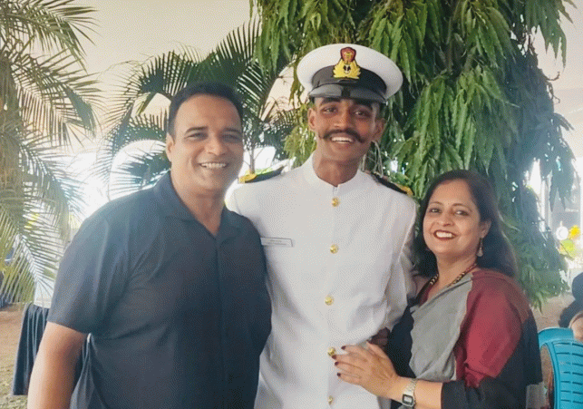 Two Cadets from Punjab Become Officers in the Indian Navy