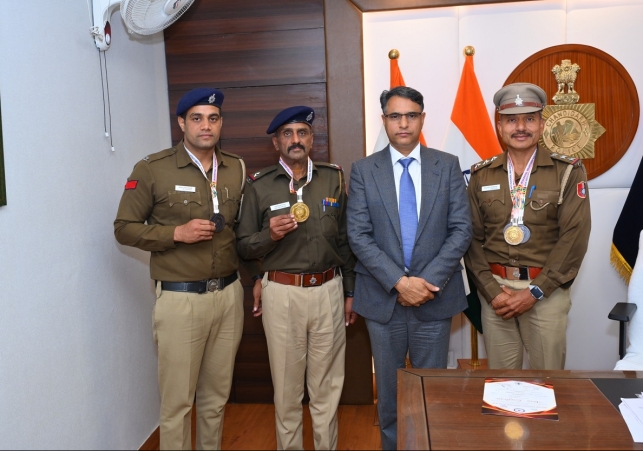 UT Police Inspector and an ASI Won Gold/Bronze Medals
