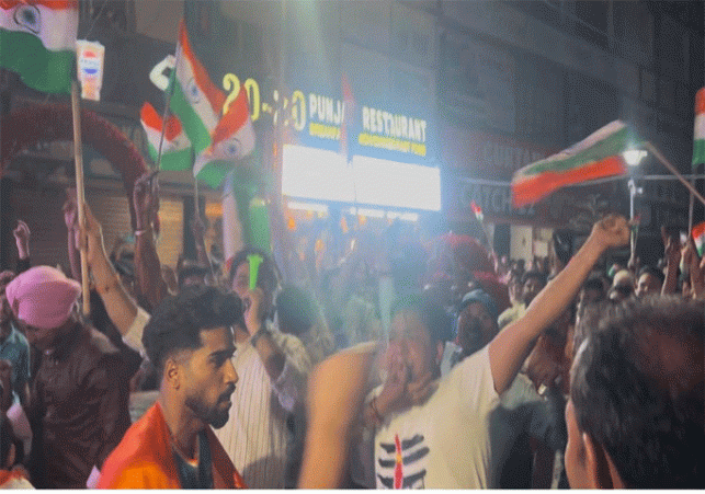 Celebrations in Chandigarh after T20 World Cup win, city echoes with 