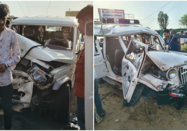 23 Devotees Injured in Collision on Ringas-Khatu Road; 7 Critical