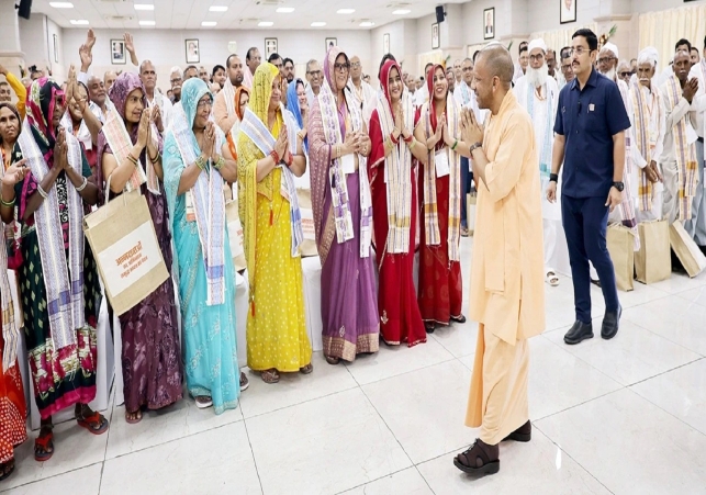 Arrival of Jewar Farmers in Lucknow