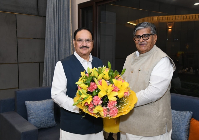 Shri Gulab Chand Kataria met Union Health Minister