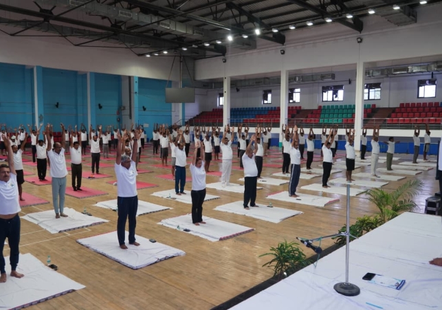 IREDICA immersed in Yoga on International Yoga