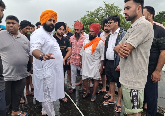 Bains reached out to the people affected by the torrential rain