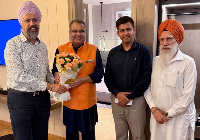 ​UK MP Dhesi met NRI Minister Arora