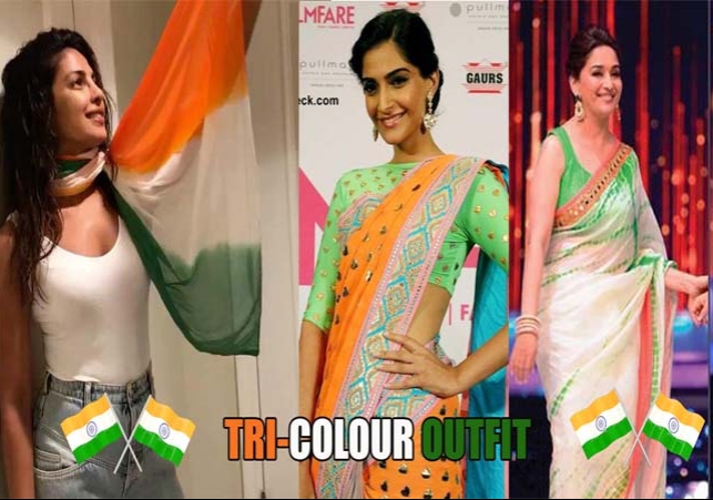 Tri Colour Dress Style For Youth on Independence Day 