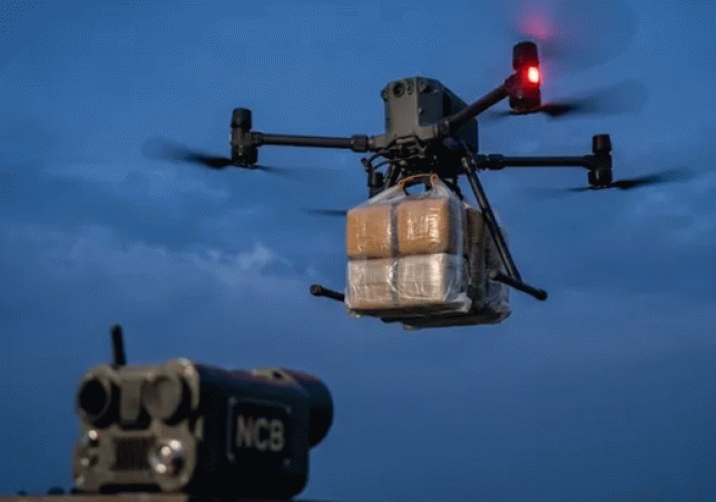Rising threat of drug smuggling via drones in India