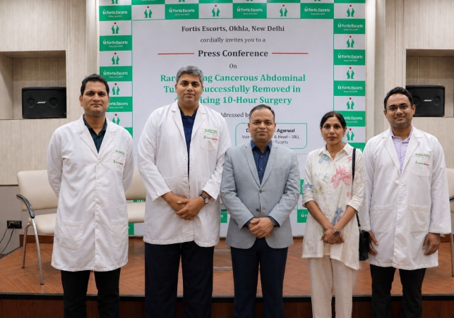 14.5 kg cancerous tumor removed