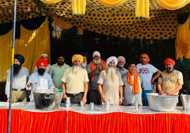 Organization of Chabeel and Langar on the occasion