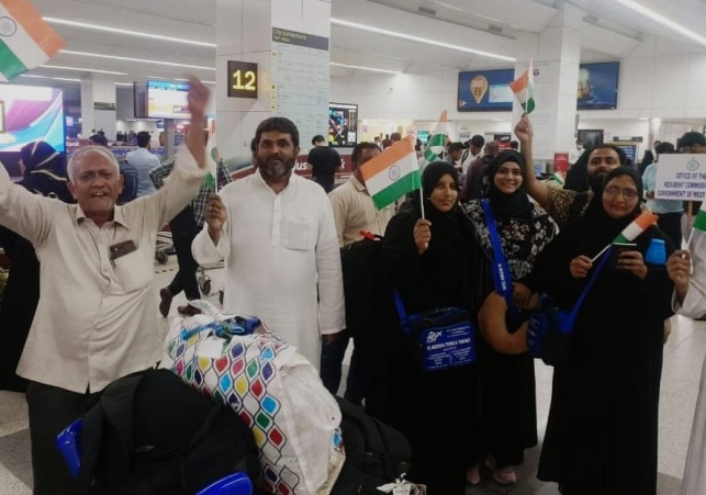 Delegates returning from Iran stayed at AP Bhawan