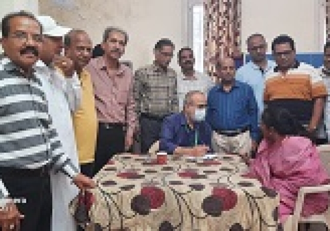 सीनियर सिटीजनज़ एसोसिएशन सेक्टर 45 सी की ओर से मुफ्त स्वास्थ्य जांच शिविर का आयोजन किया गया