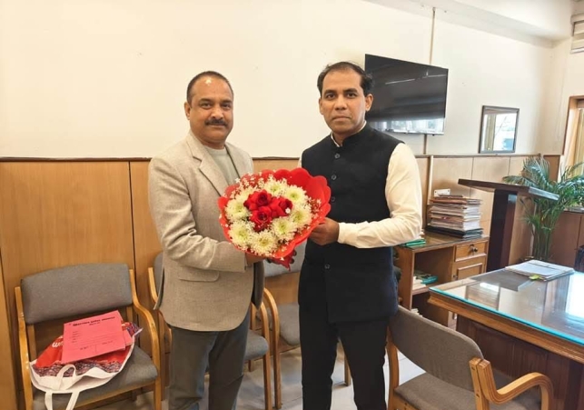 Nardev Singh Kanwar met with the Joint Secretary in New Delhi
