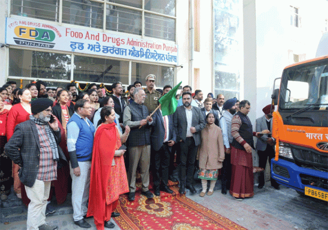 “Food Safety on Wheels”; Balbir Singh flags off mobile food testing van