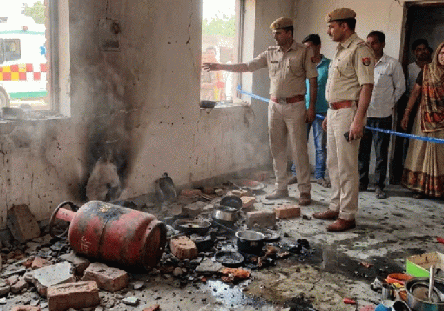 Gas Cylinder Explosion in Rajasthan