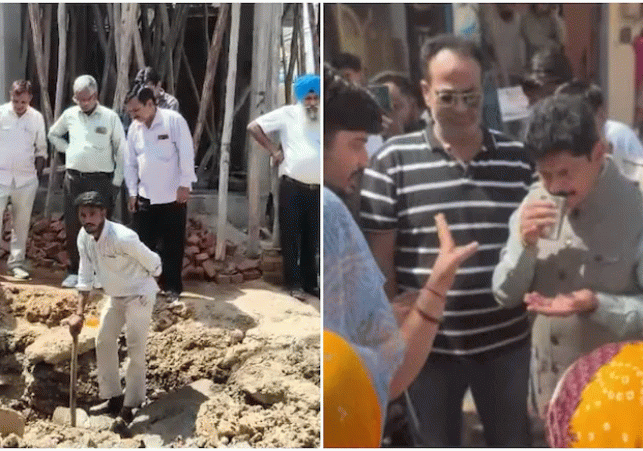 The MLA assessed the problem by smelling the water