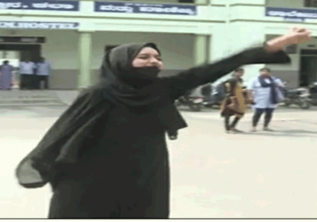 Karnataka student Muskaan said, 'Hijab is our right