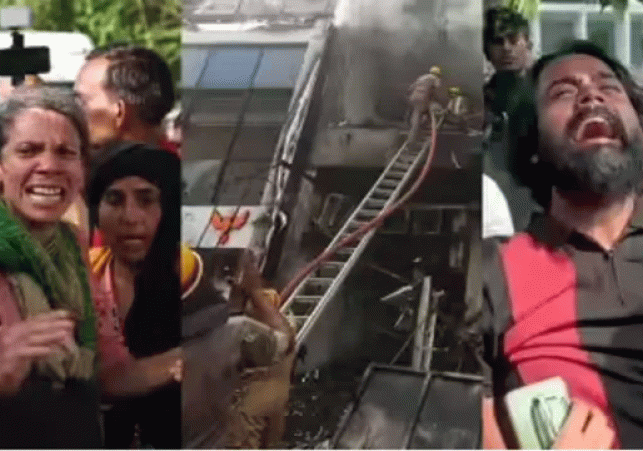 Lucknow Fire Tragedy: Mother wailed in desperation to save her son