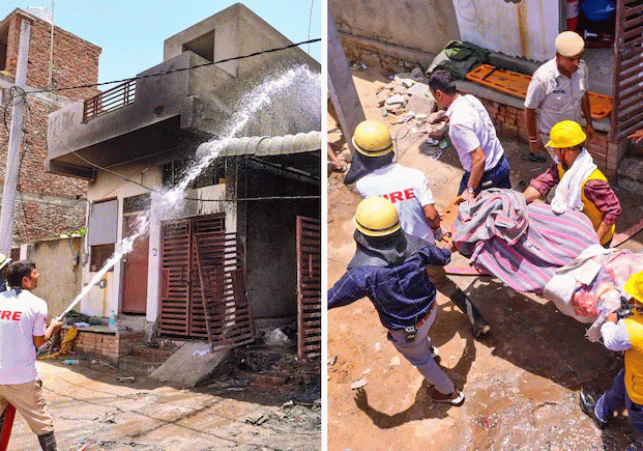 Jaipur: Massive explosion and fire at illegal