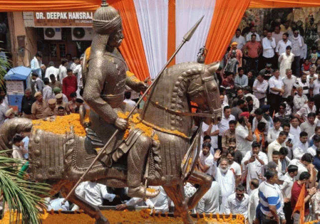 Grand Statue of the Valiant Maharana Pratap Unveiled in Ambala