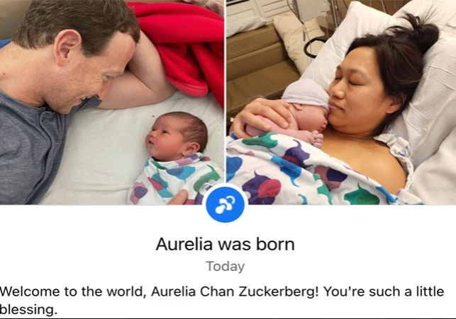 Little Blessing Mark Zuckerberg And Wife Priscilla Chan Welcome Third Daughter Share Photo