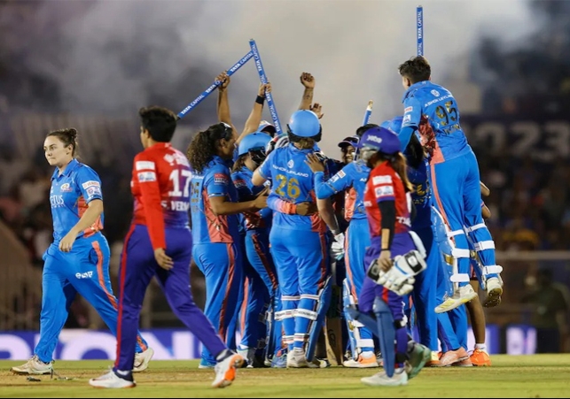 Mumbai Indians beat Delhi Capitals by 7 wickets won the title