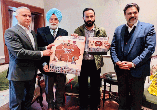 Punjab Sports University's new year calendar released by Meet Hayer