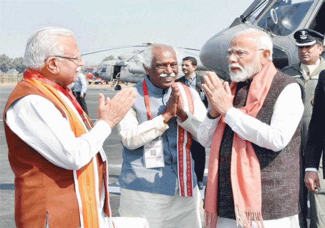 Haryana's double engine government committed to building world class infrastructure