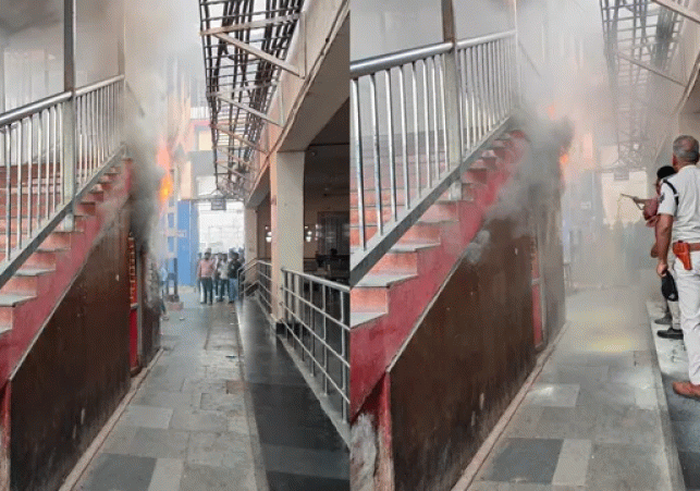 Muzaffarpur Junction: Panic Ensues as Fire Breaks Out in TV Server Room