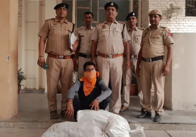 Police and a Rajasthan team seized