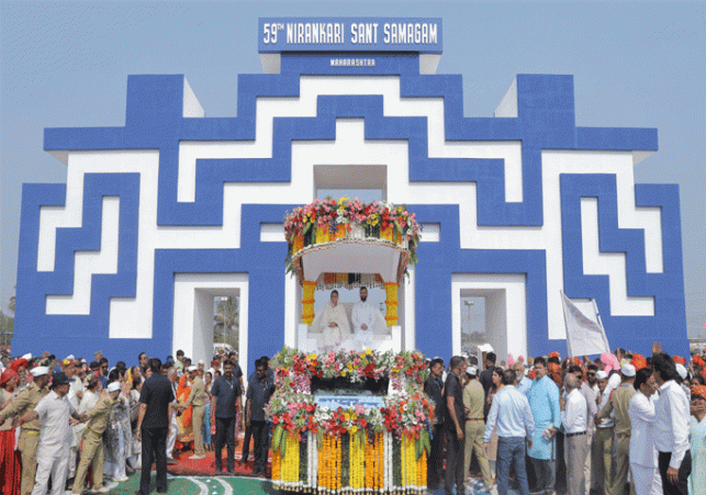 59th Nirankari Sant Samagam of Maharashtra inaugurated with a grand procession